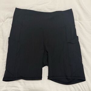 Women's Black High-Waisted Fabletics Shorts